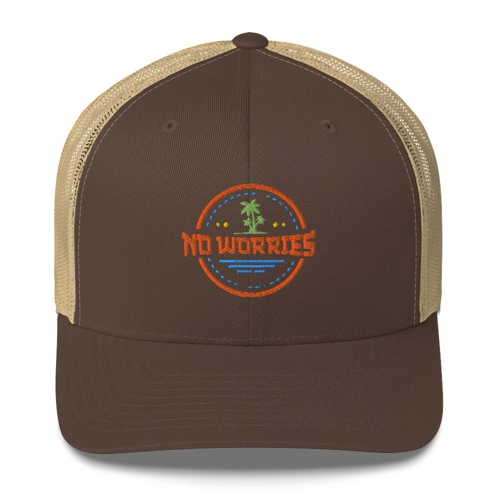 No Worries Trucker Hat - Swash Peak