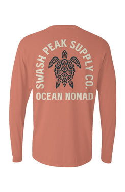 Ocean Nomad Long Sleeve Unisex Tee - Swash Peak