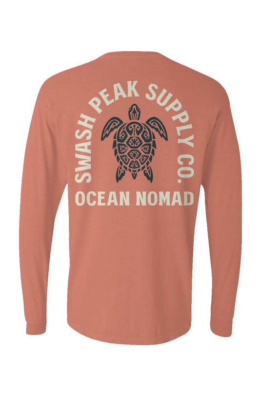 Ocean Nomad Long Sleeve Unisex Tee - Swash Peak