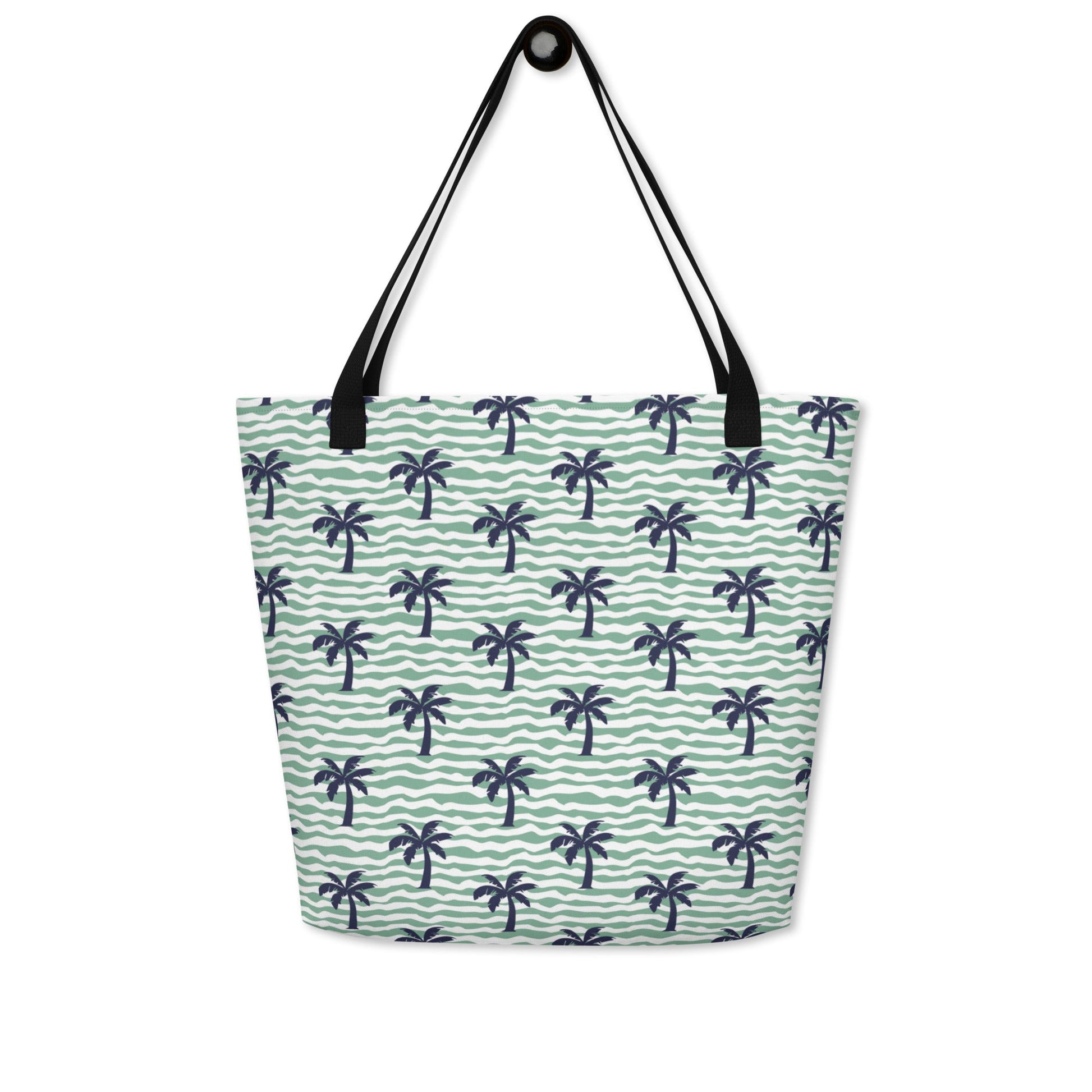 Palm Tree Large Tote Bag w/ Pocket - Swash Peak