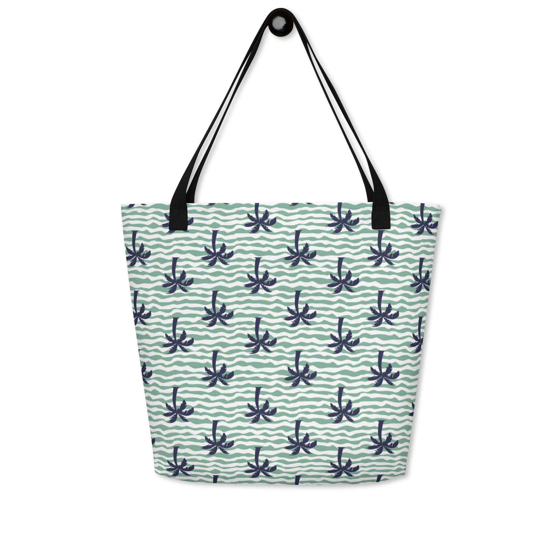 Palm Tree Large Tote Bag w/ Pocket - Swash Peak