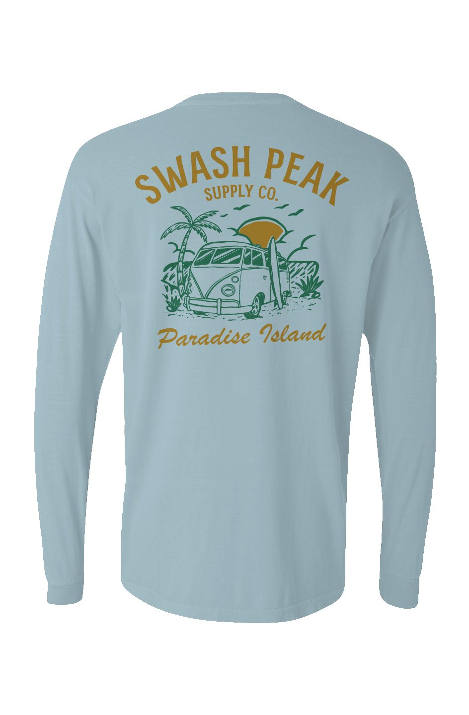 Paradise Island Long Sleeve Unisex Tee - Swash Peak