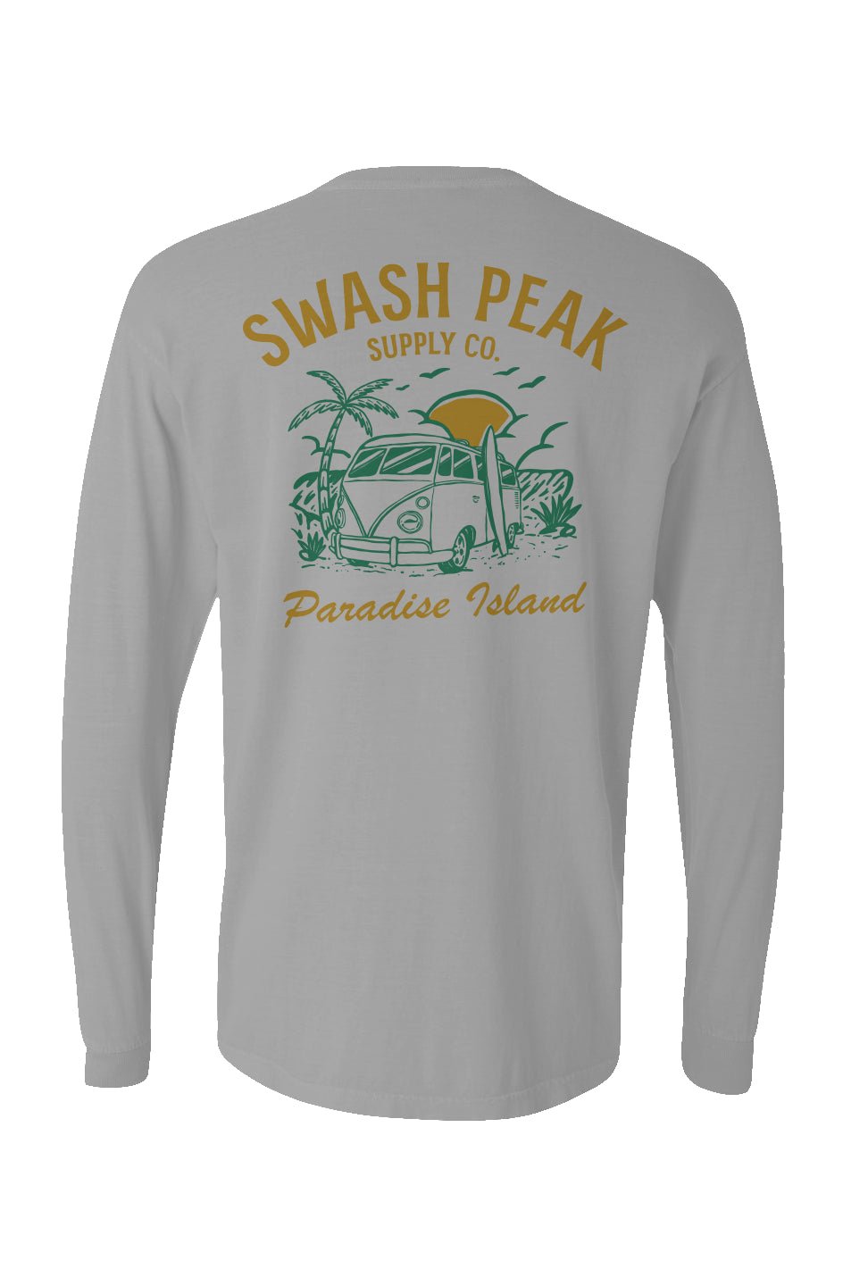 Paradise Island Long Sleeve Unisex Tee - Swash Peak