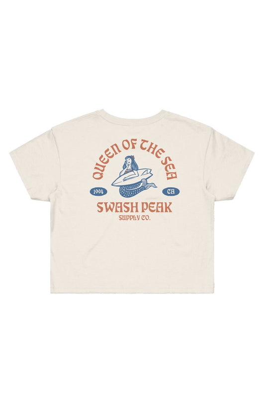 Queen of the Sea Cropped Tee - Swash Peak