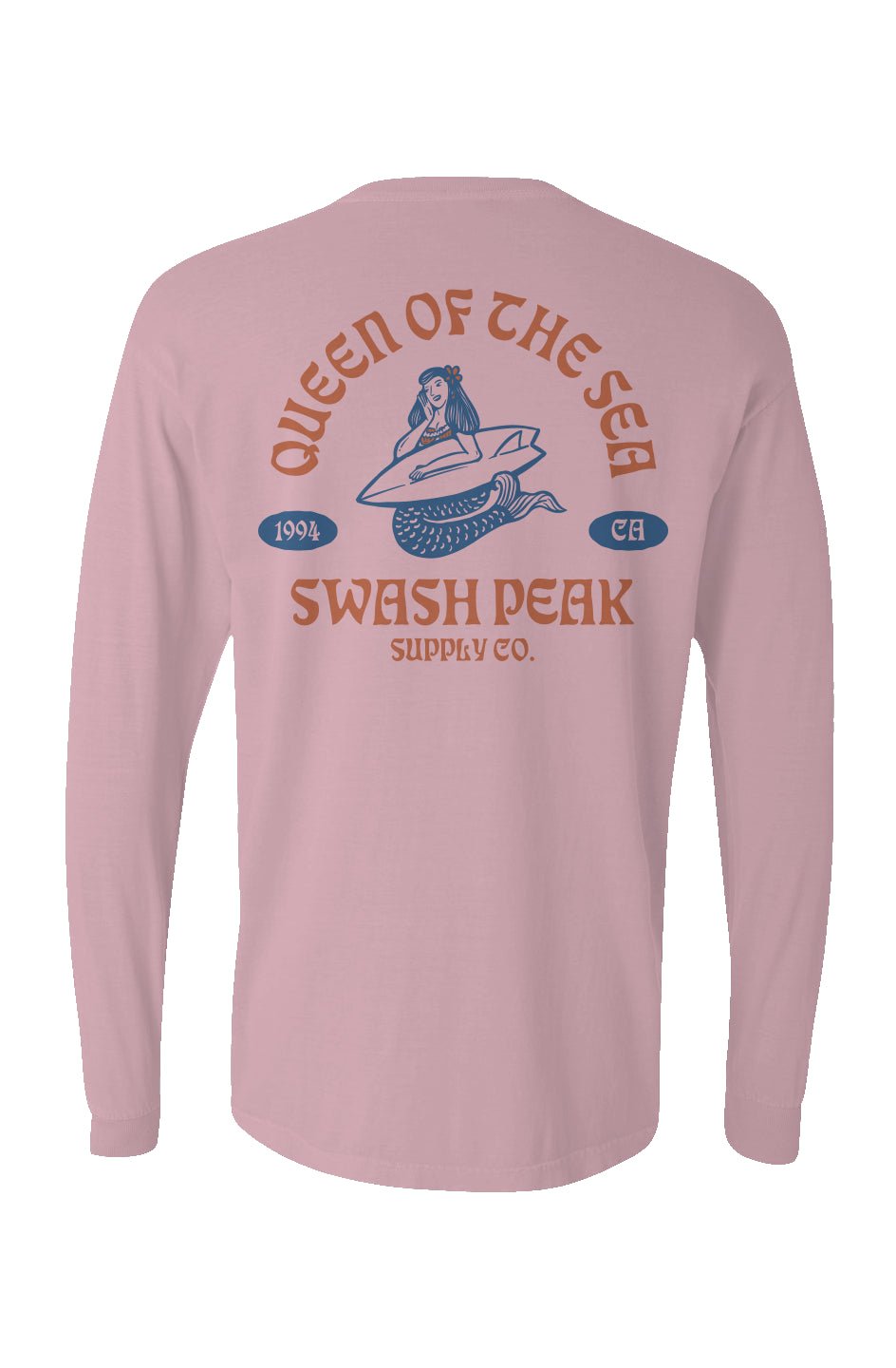 Queen of the Sea Long Sleeve Unisex Tee - Swash Peak