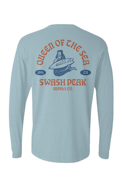 Queen of the Sea Long Sleeve Unisex Tee - Swash Peak