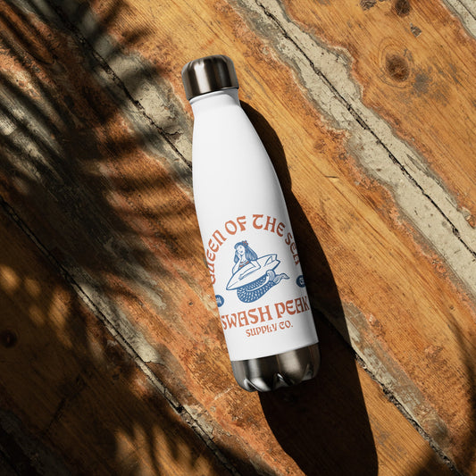 Queen of the Sea Stainless Steel Water Bottle - Swash Peak