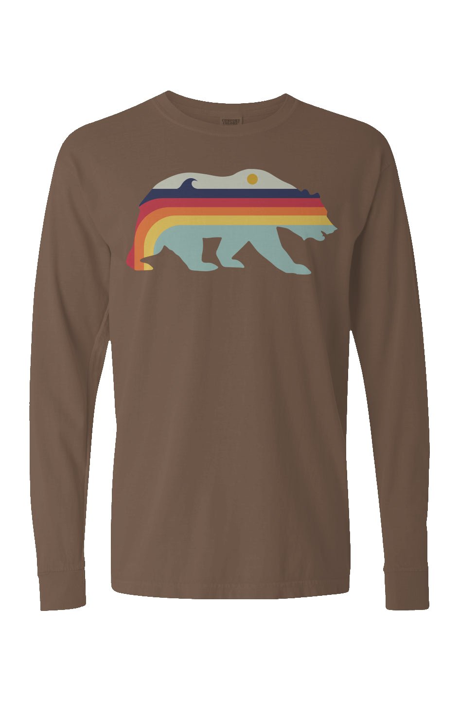 Retro Bear Long Sleeve Unisex Tee - Swash Peak