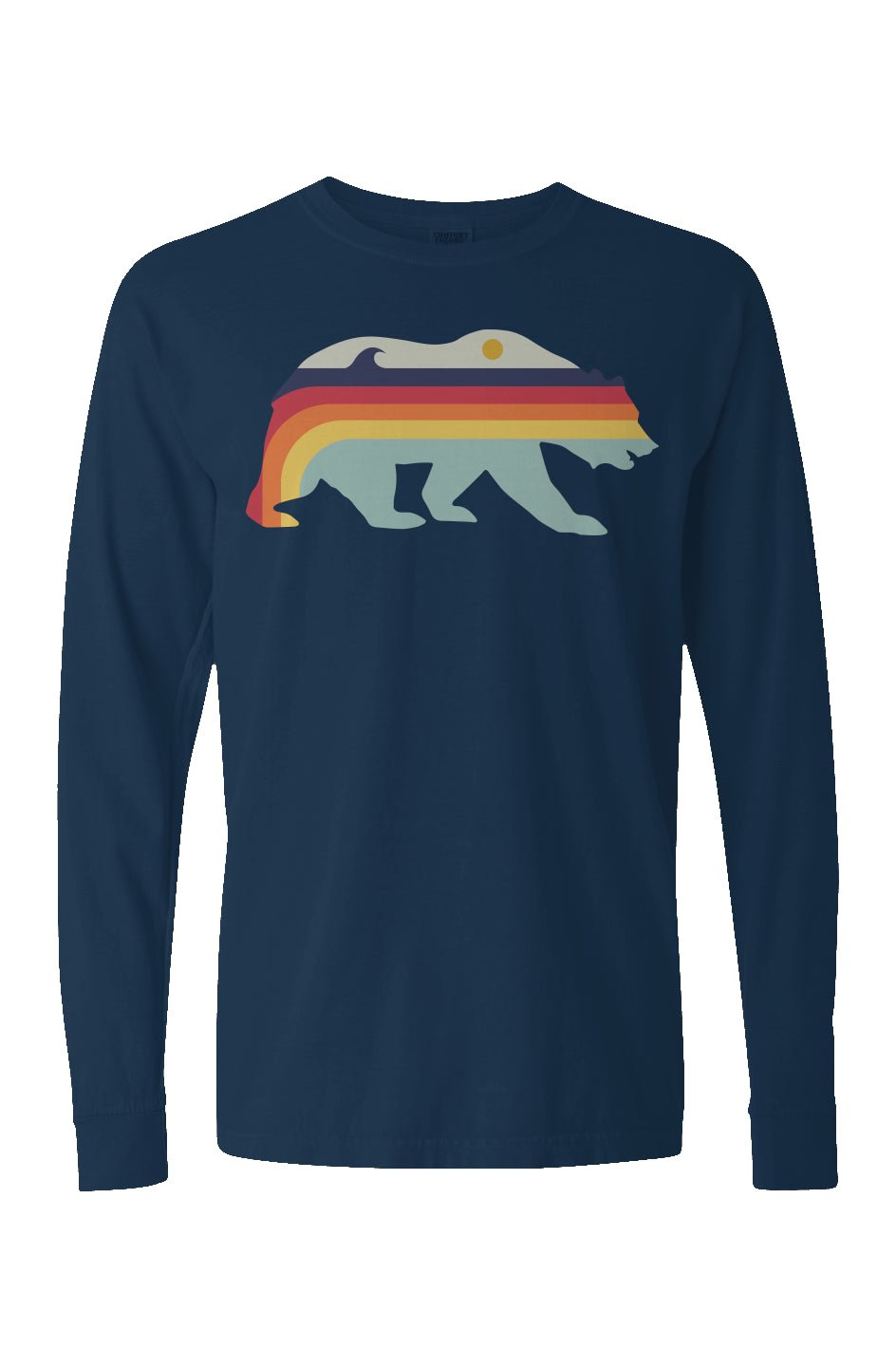 Retro Bear Long Sleeve Unisex Tee - Swash Peak