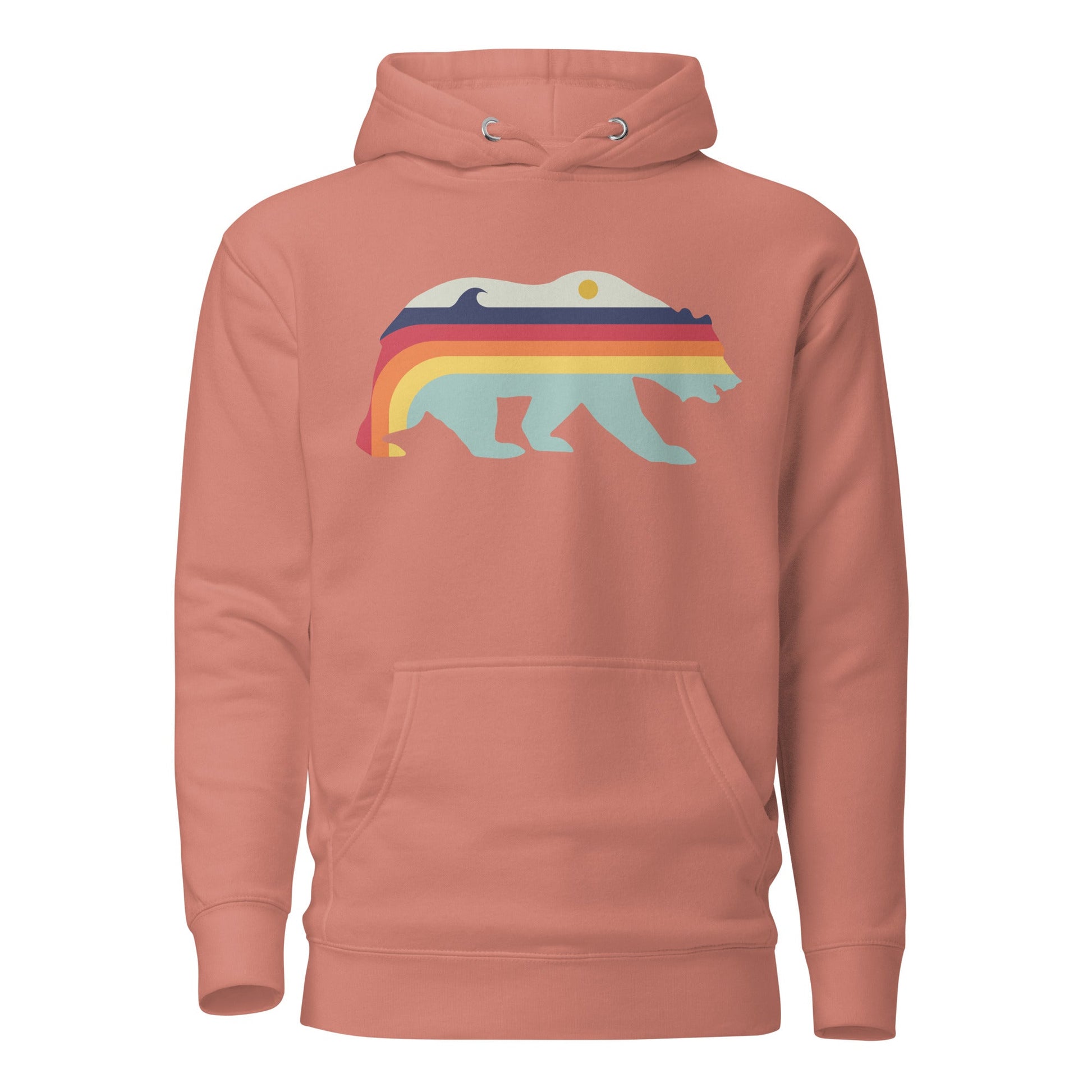 Retro Bear Unisex Hoodie - Swash Peak