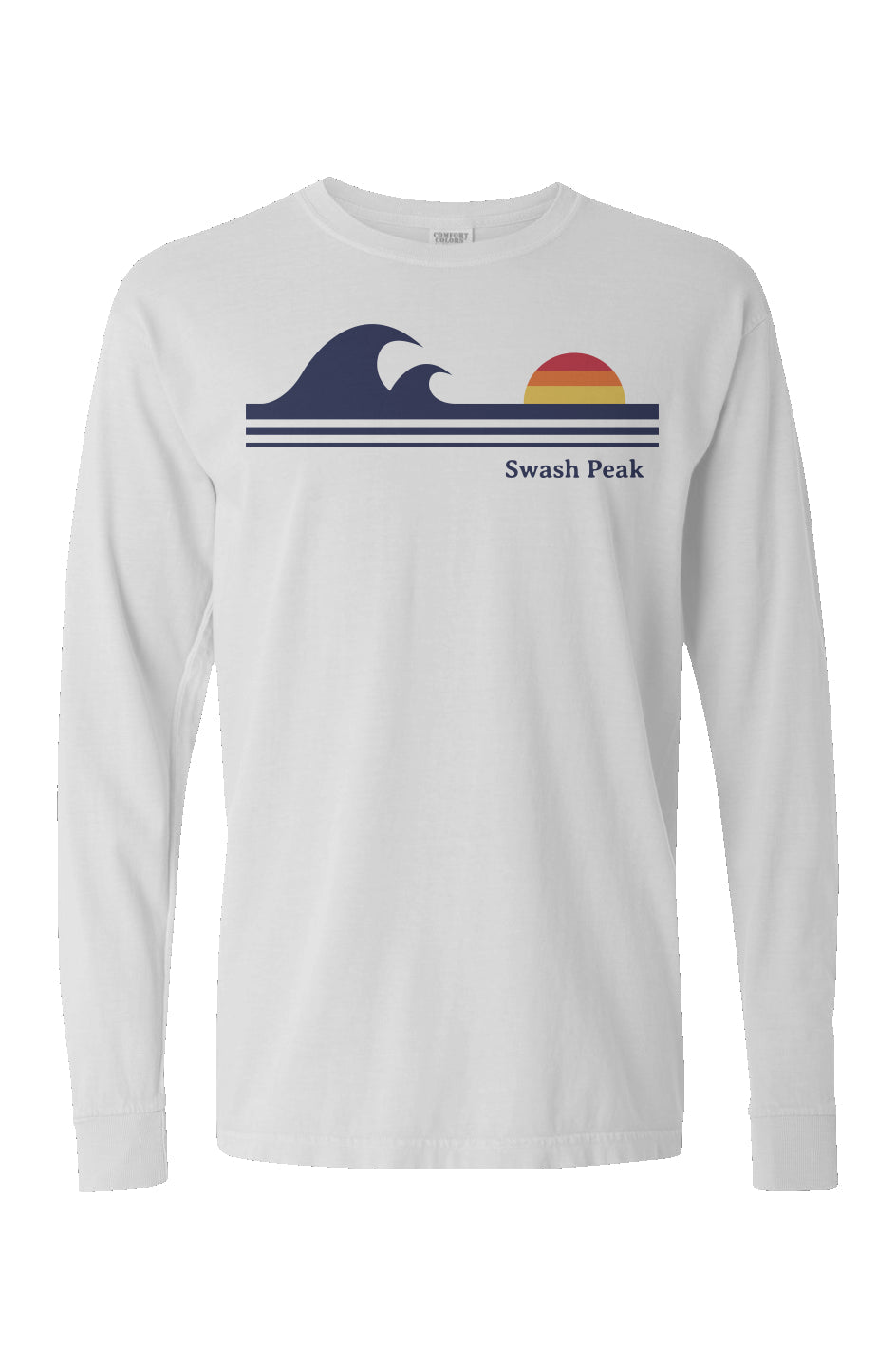 Retro Waves Long Sleeve Unisex Tee - Swash Peak