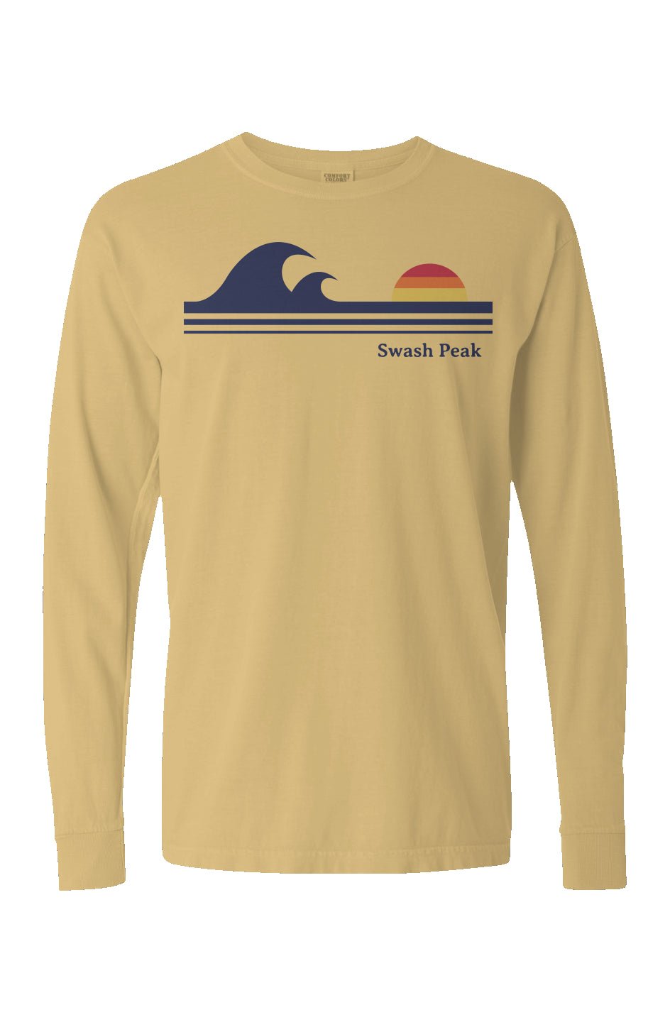 Retro Waves Long Sleeve Unisex Tee - Swash Peak
