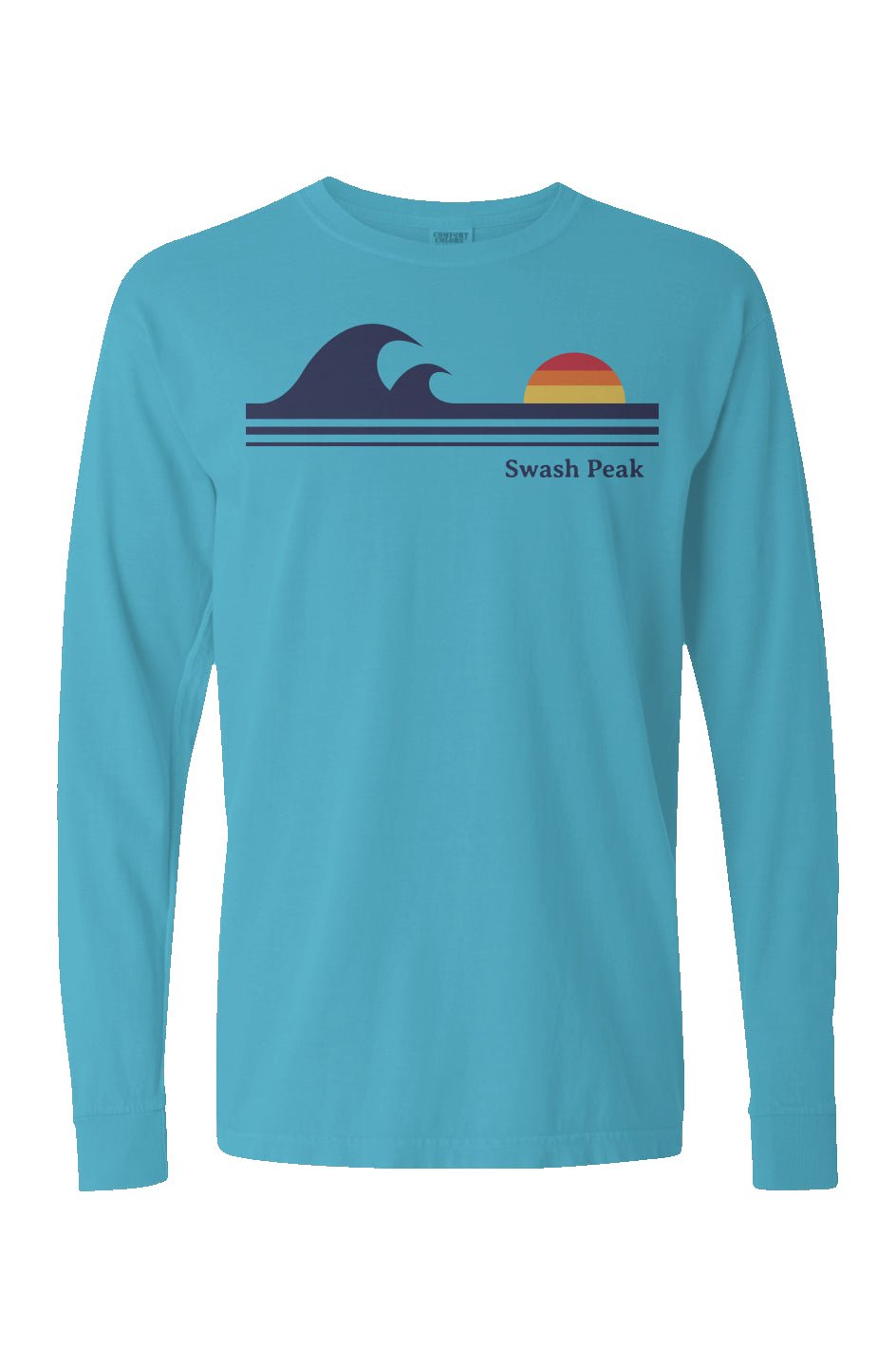 Retro Waves Long Sleeve Unisex Tee - Swash Peak