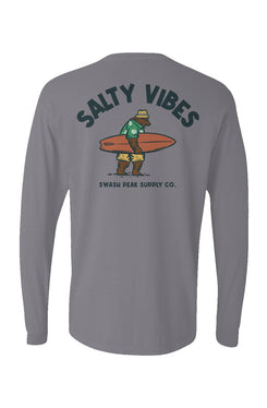 Salty Vibes Long Sleeve Unisex Tee - Swash Peak