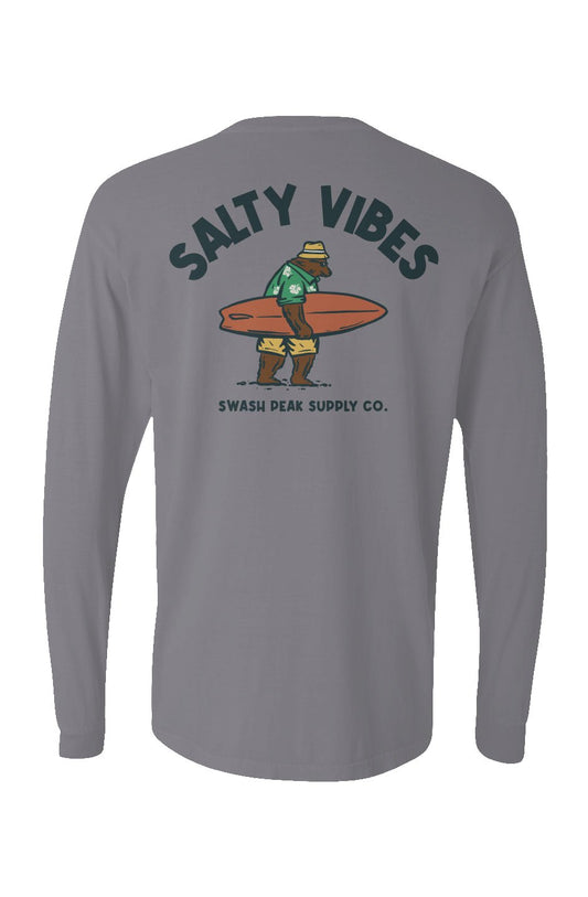Salty Vibes Long Sleeve Unisex Tee - Swash Peak