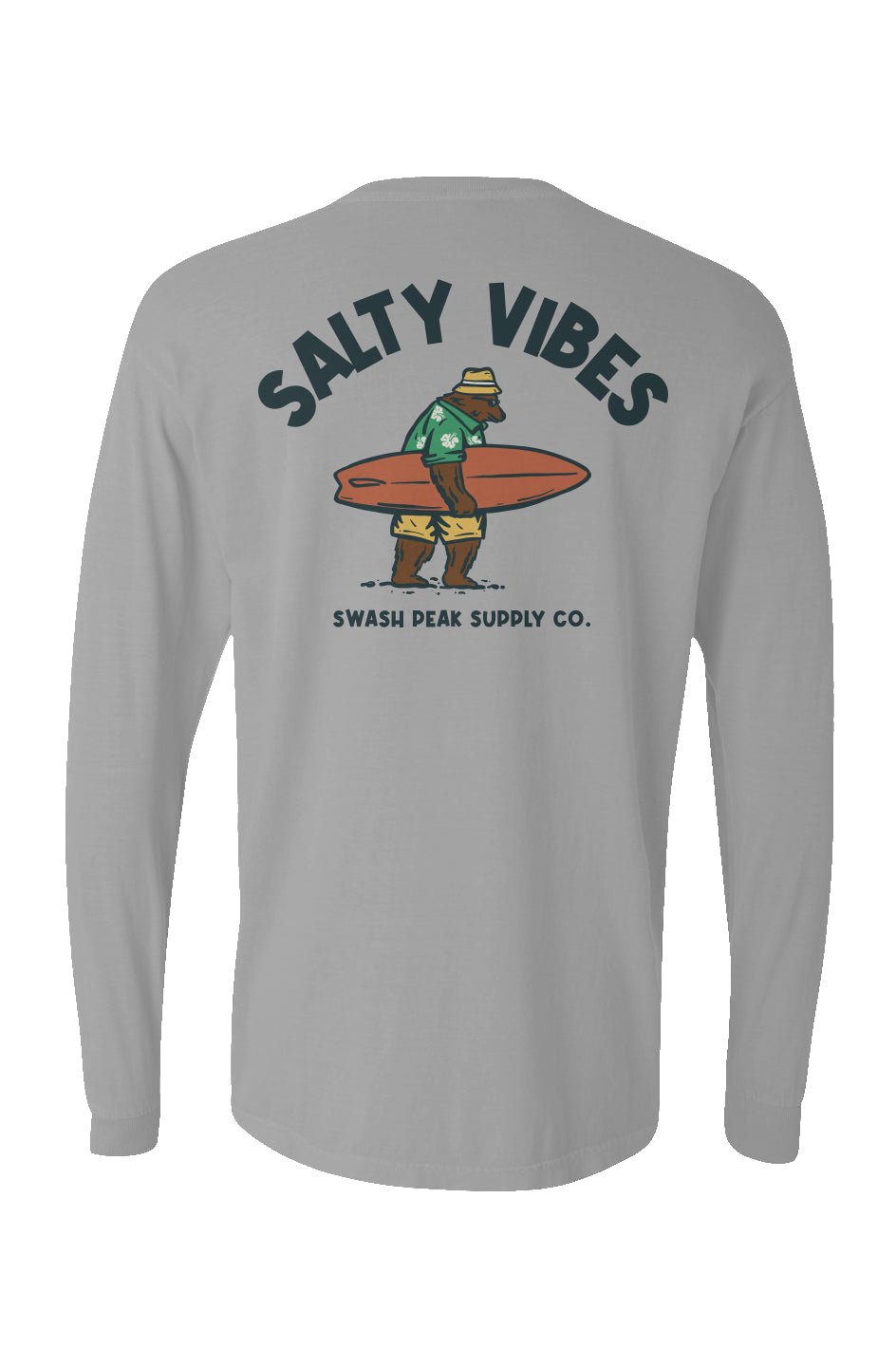 Salty Vibes Long Sleeve Unisex Tee - Swash Peak