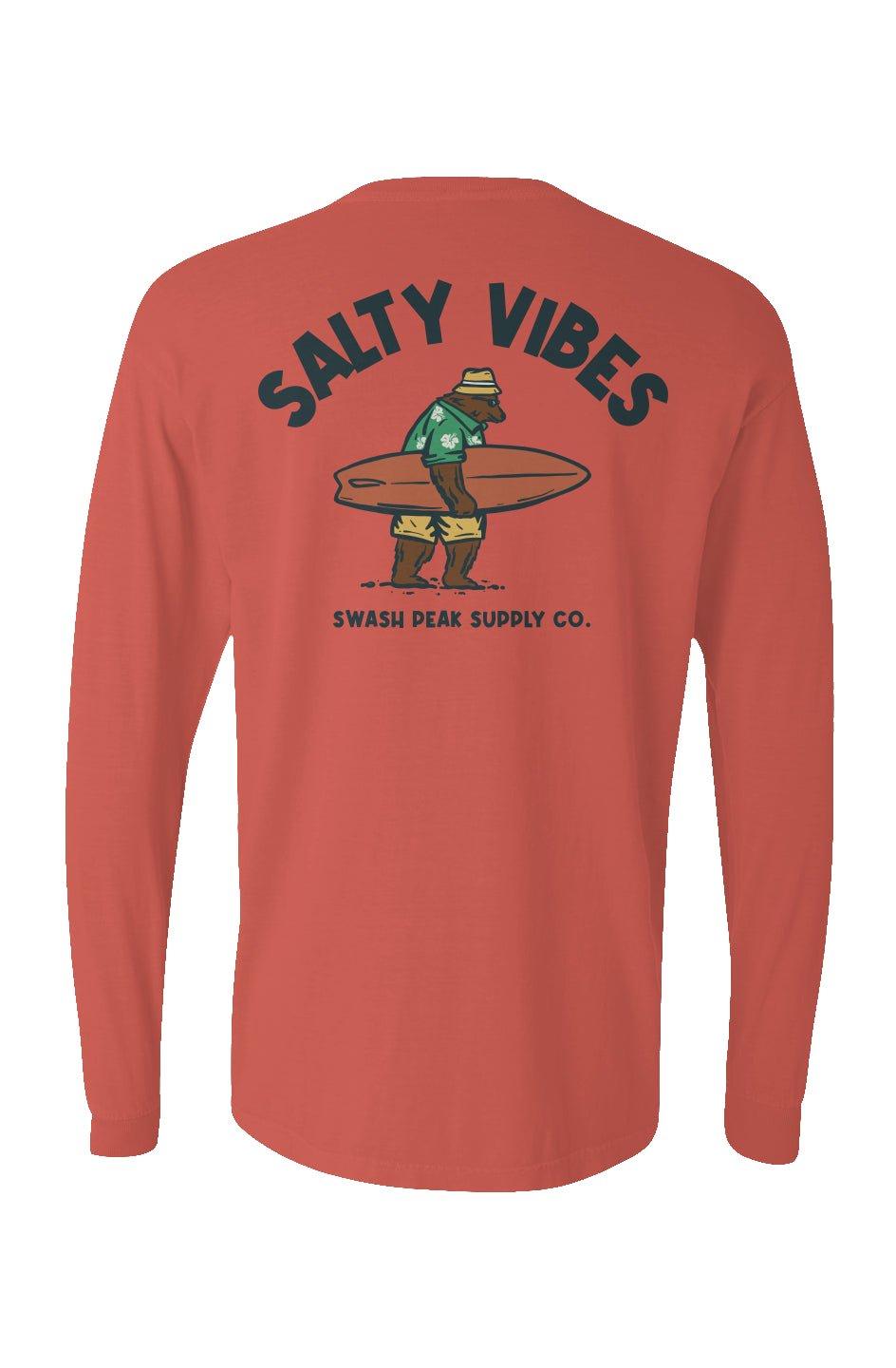 Salty Vibes Long Sleeve Unisex Tee - Swash Peak