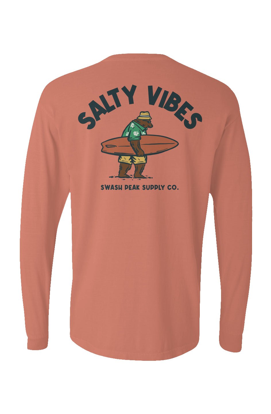 Salty Vibes Long Sleeve Unisex Tee - Swash Peak