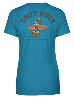 Salty Vibes Women's Tee - Swash Peak
