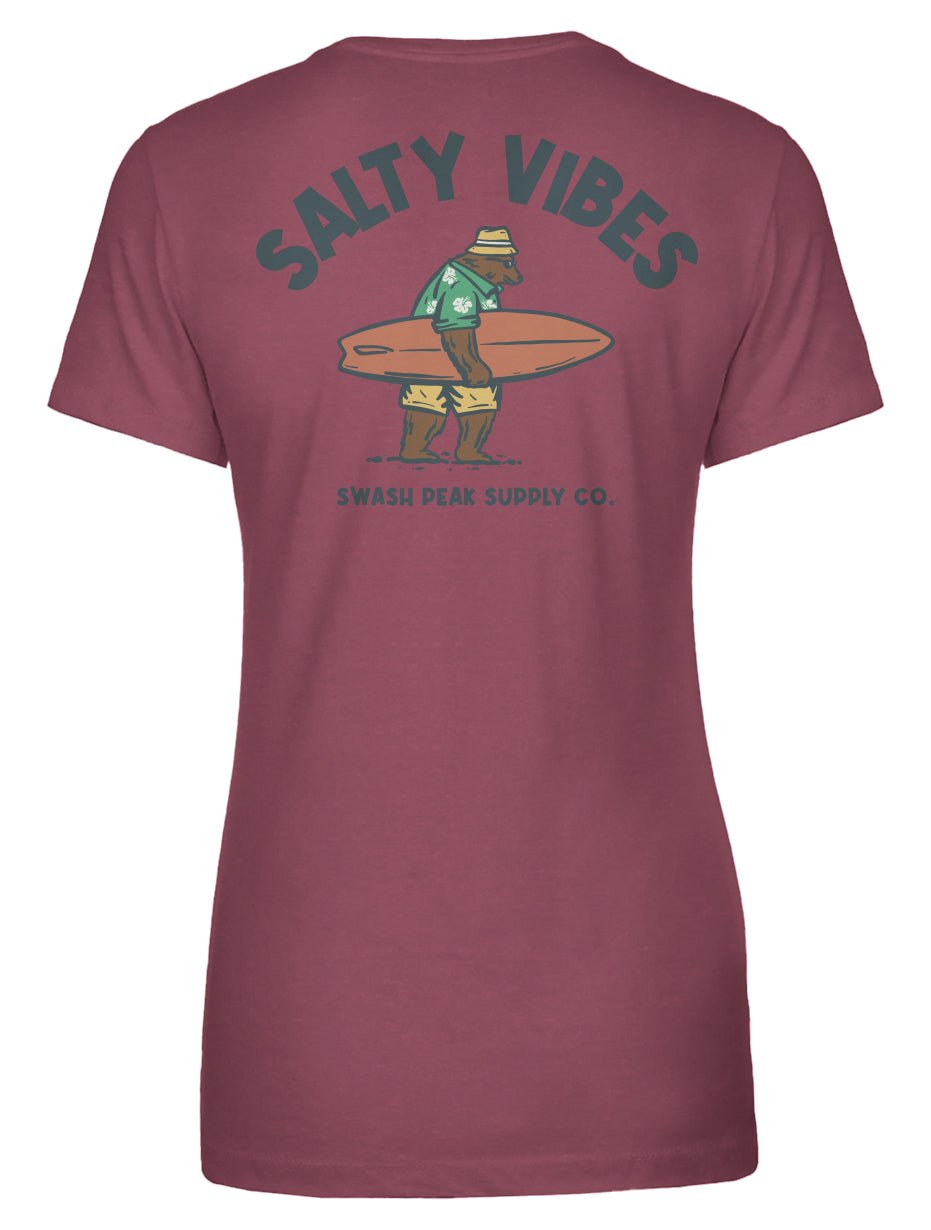 Salty Vibes Women's Tee - Swash Peak