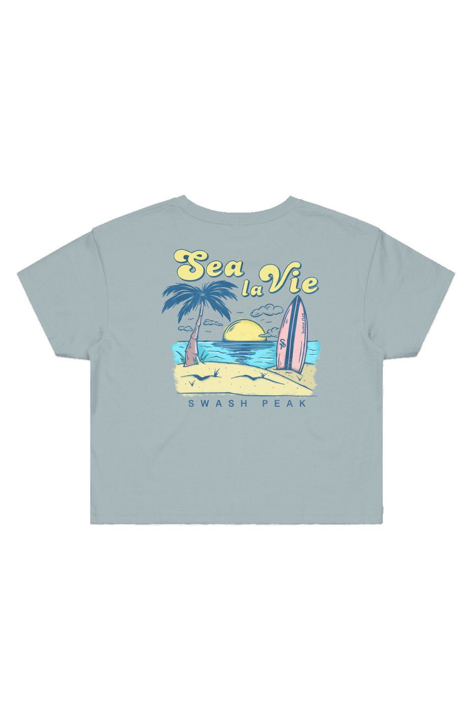 Sea La Vie Cropped Tee - Swash Peak