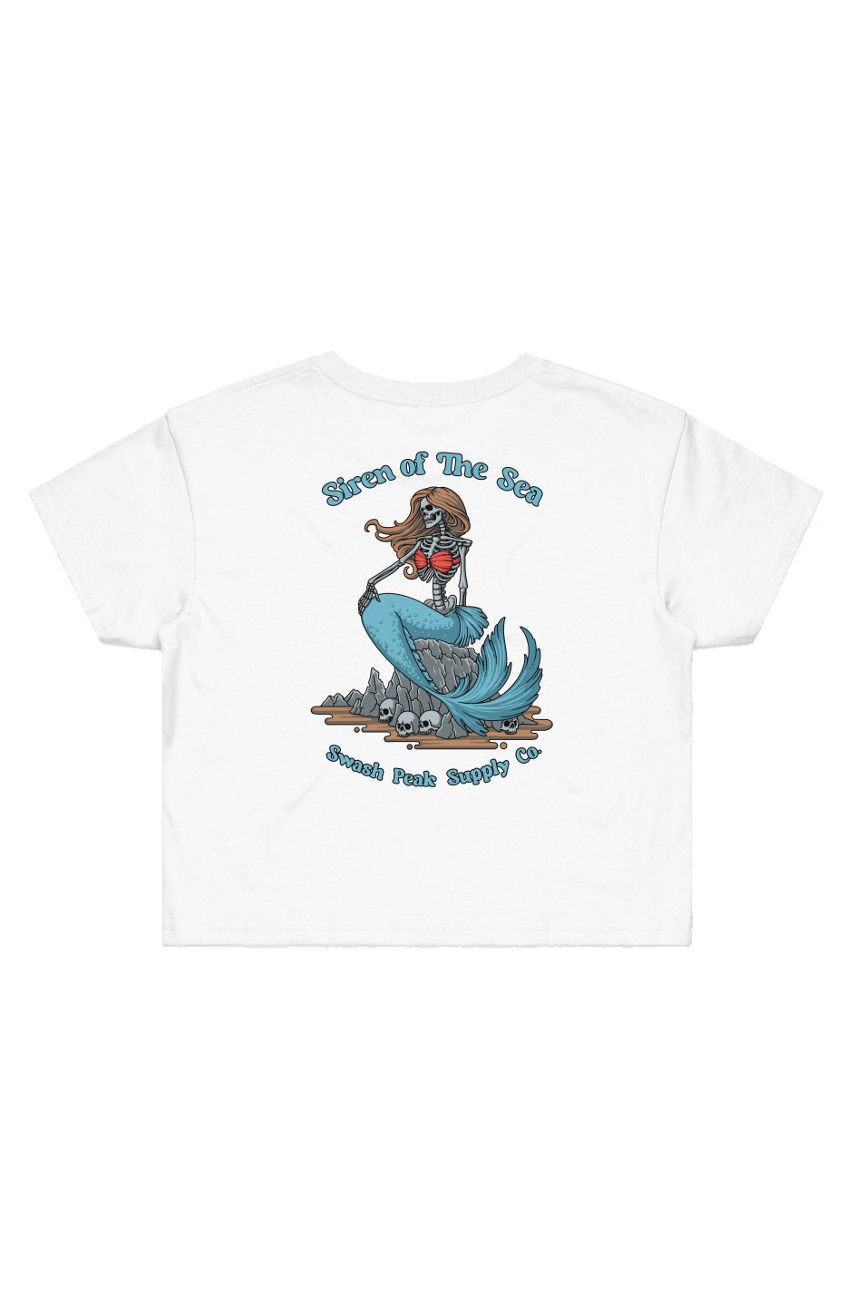 Siren of the Sea Cropped Tee - Swash Peak