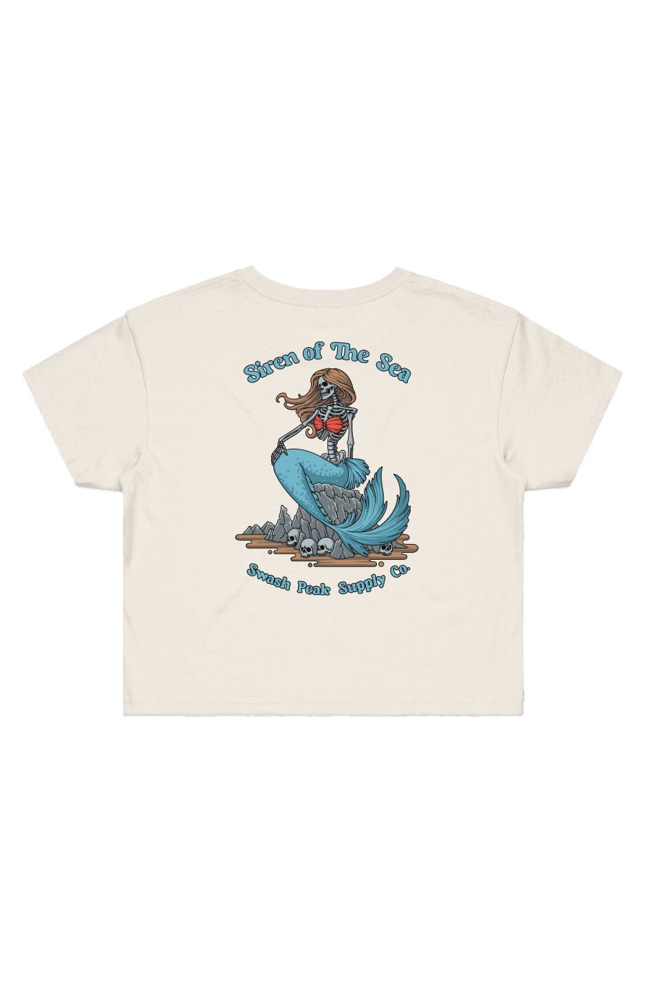 Siren of the Sea Cropped Tee - Swash Peak