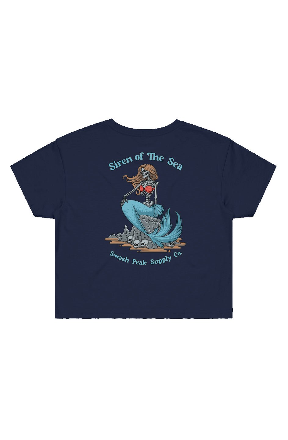 Siren of the Sea Cropped Tee - Swash Peak