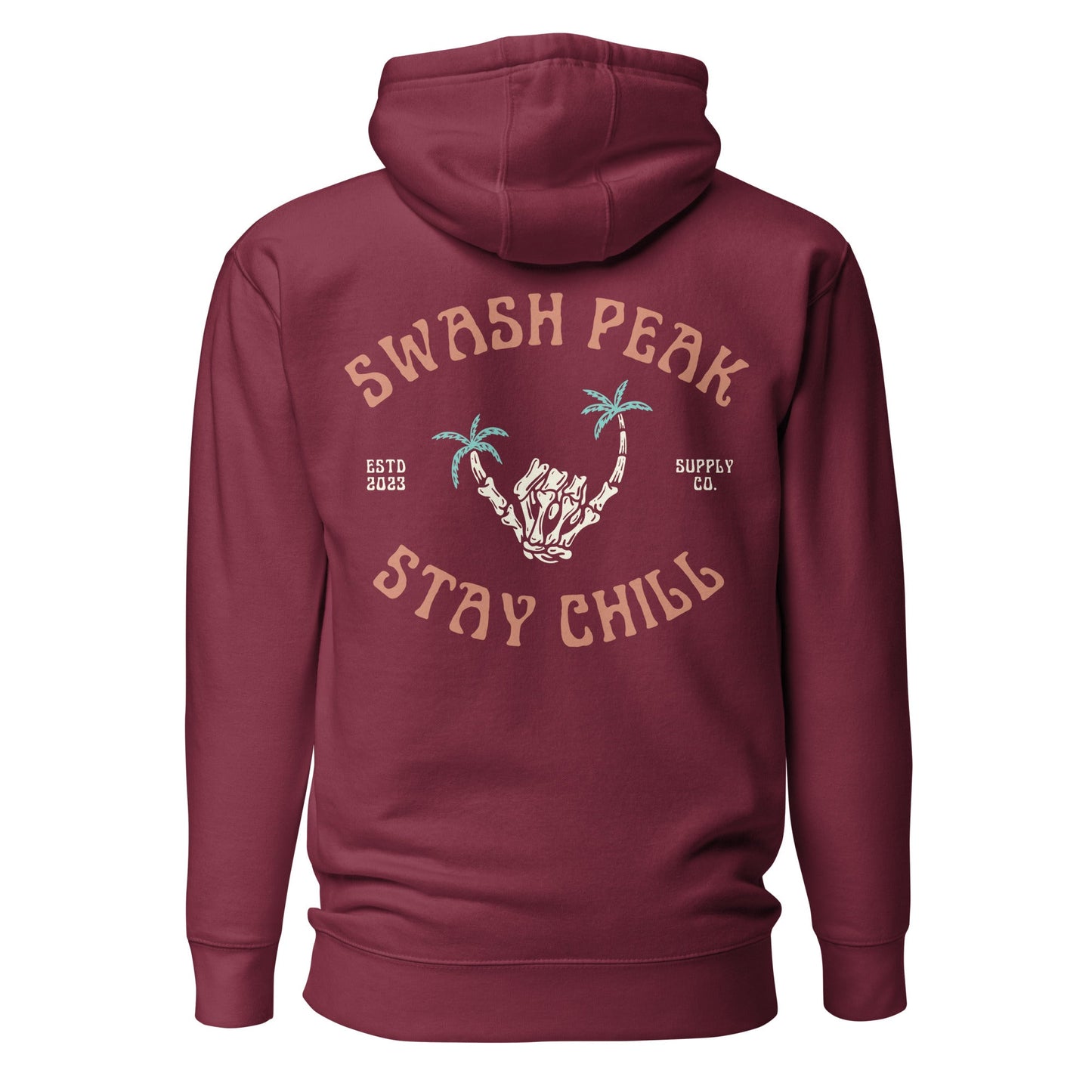 Skeleton Shaka Unisex Hoodie - Swash Peak