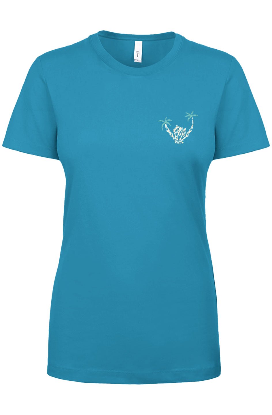 Skeleton Shaka Women's Tee - Swash Peak