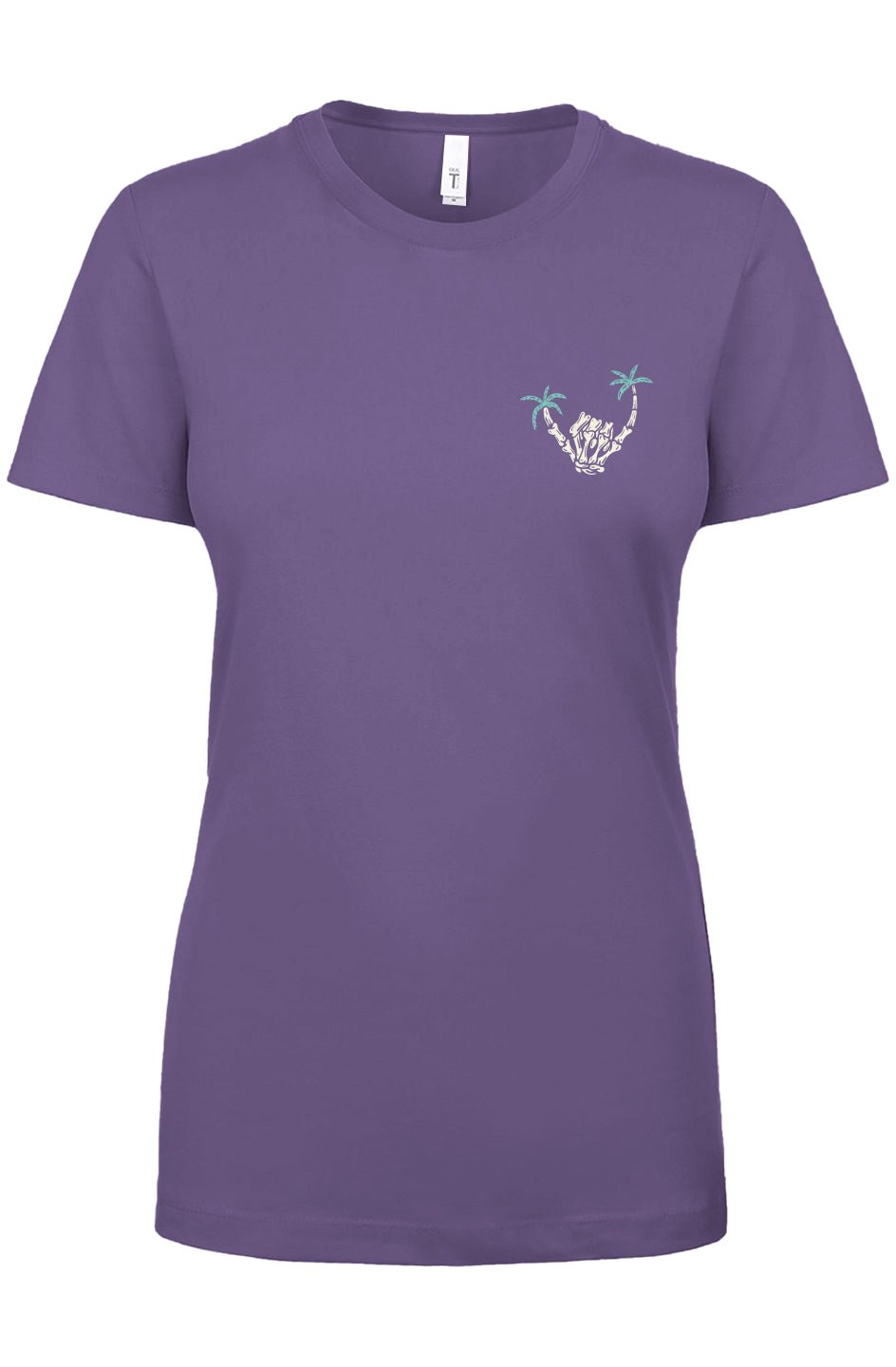 Skeleton Shaka Women's Tee - Swash Peak