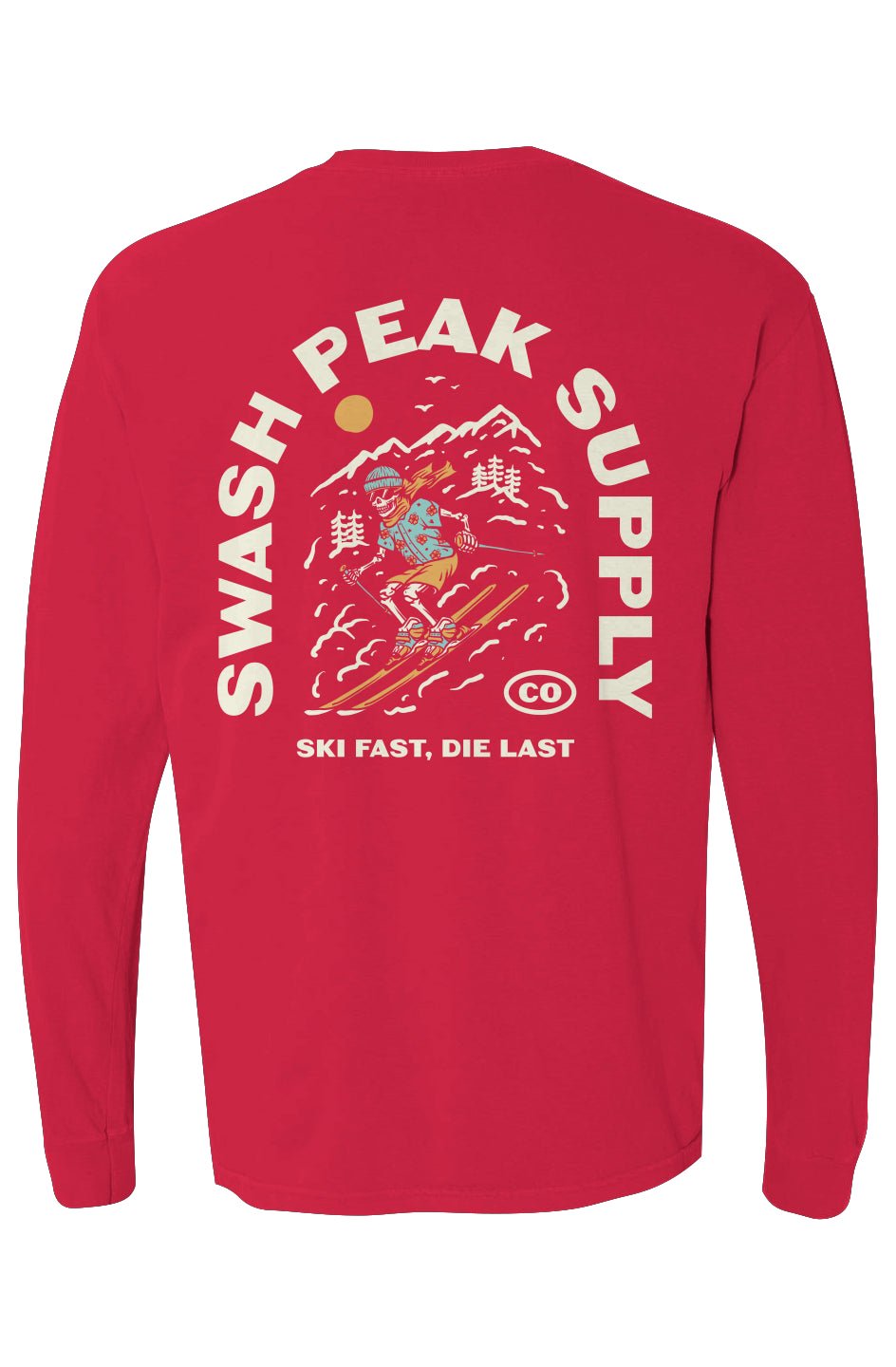 Ski Fast Long Sleeve Tee - Swash Peak