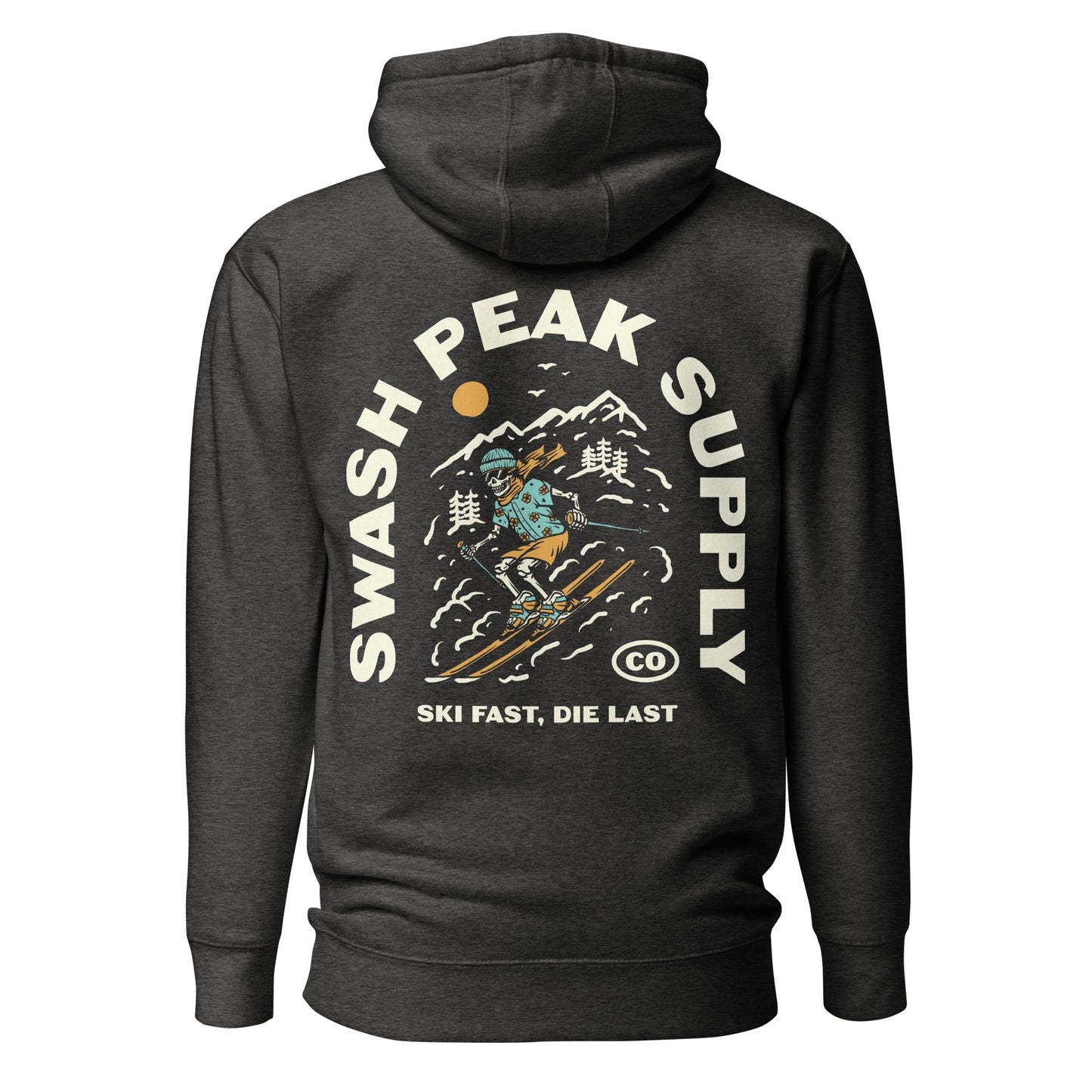 Ski Fast Unisex Hoodie - Swash Peak