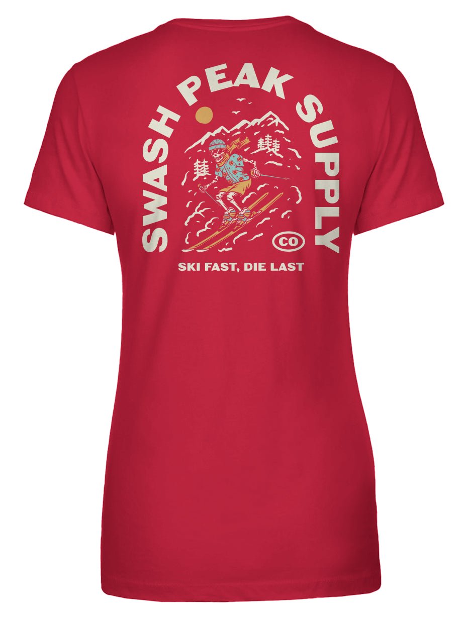 Ski Fast Women's Tee - Swash Peak