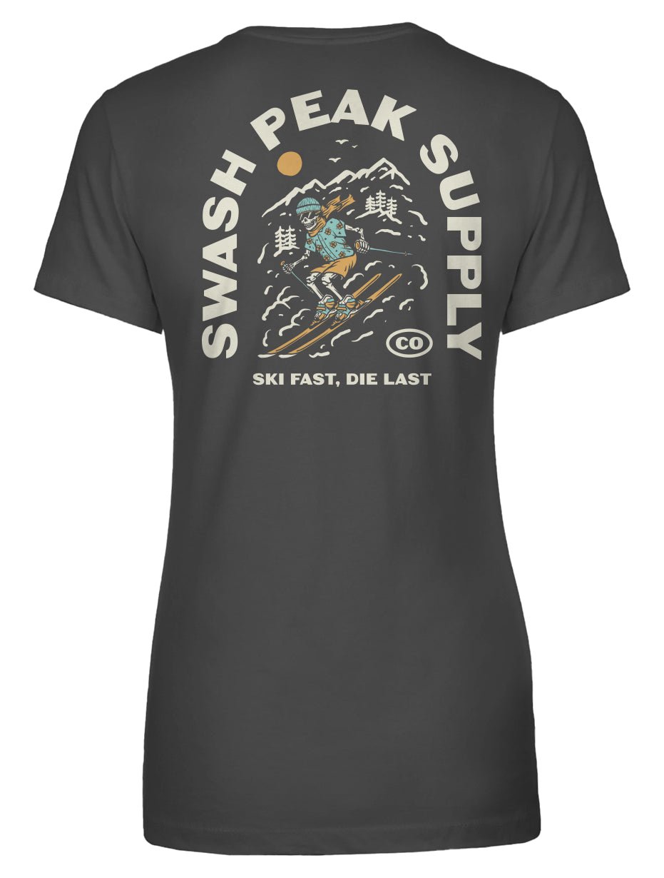 Ski Fast Women's Tee - Swash Peak