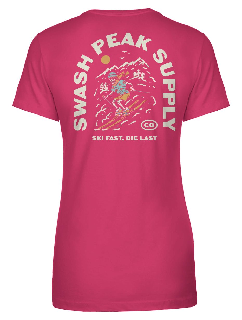 Ski Fast Women's Tee - Swash Peak