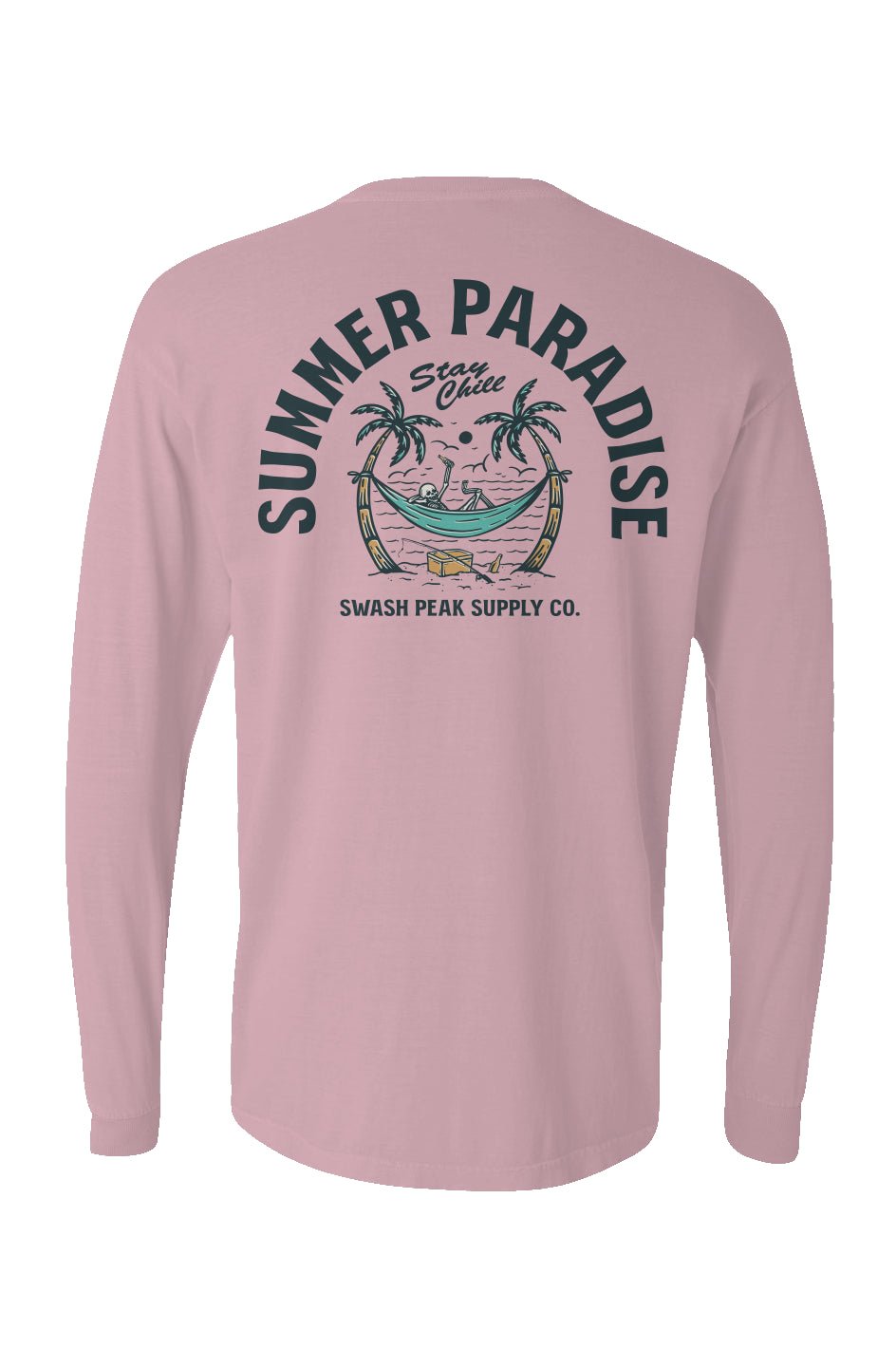 Summer Paradise Long Sleeve Unisex Tee - Swash Peak