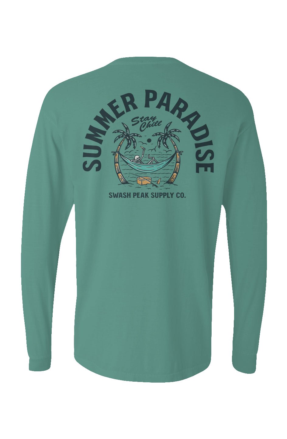 Summer Paradise Long Sleeve Unisex Tee - Swash Peak