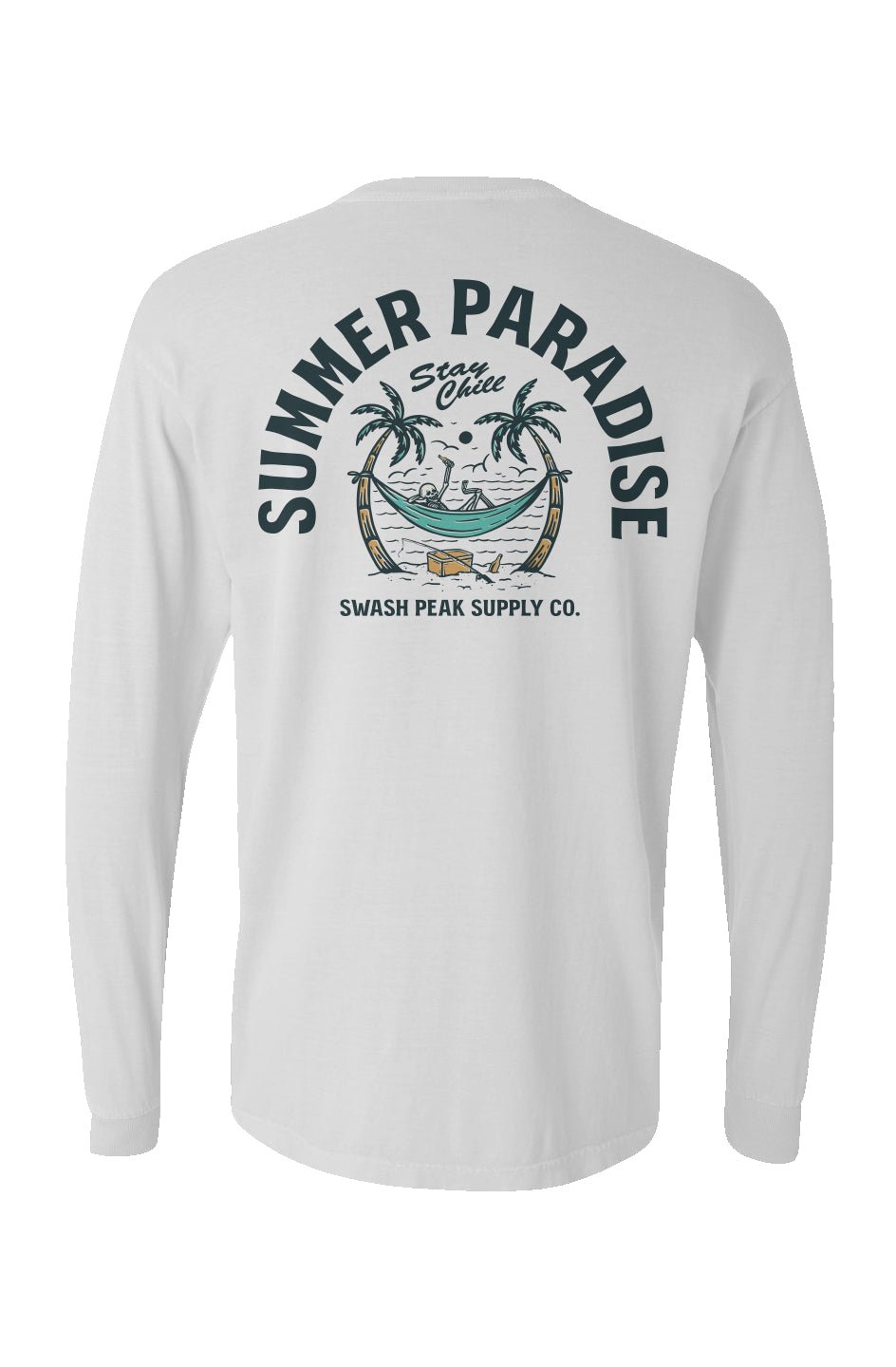 Summer Paradise Long Sleeve Unisex Tee - Swash Peak