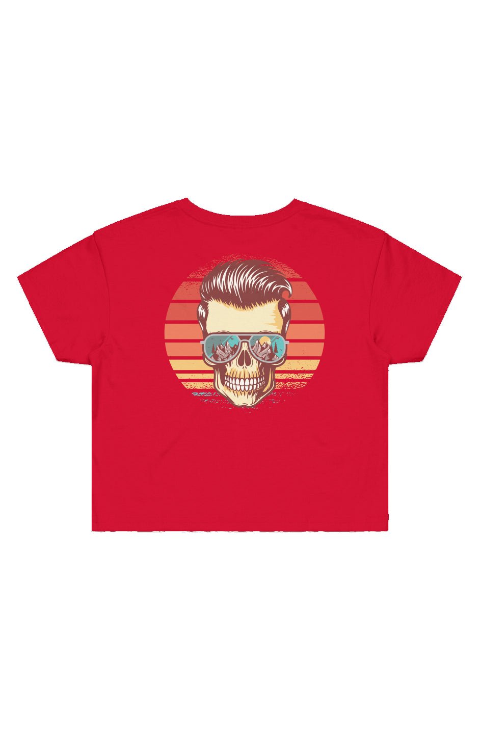 Sunstoked Skull Cropped Tee - Swash Peak