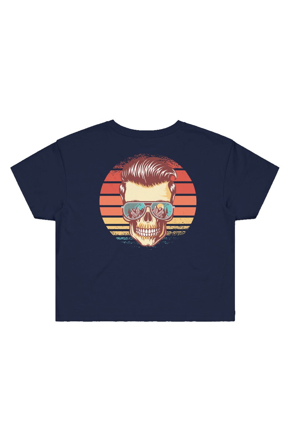 Sunstoked Skull Cropped Tee - Swash Peak