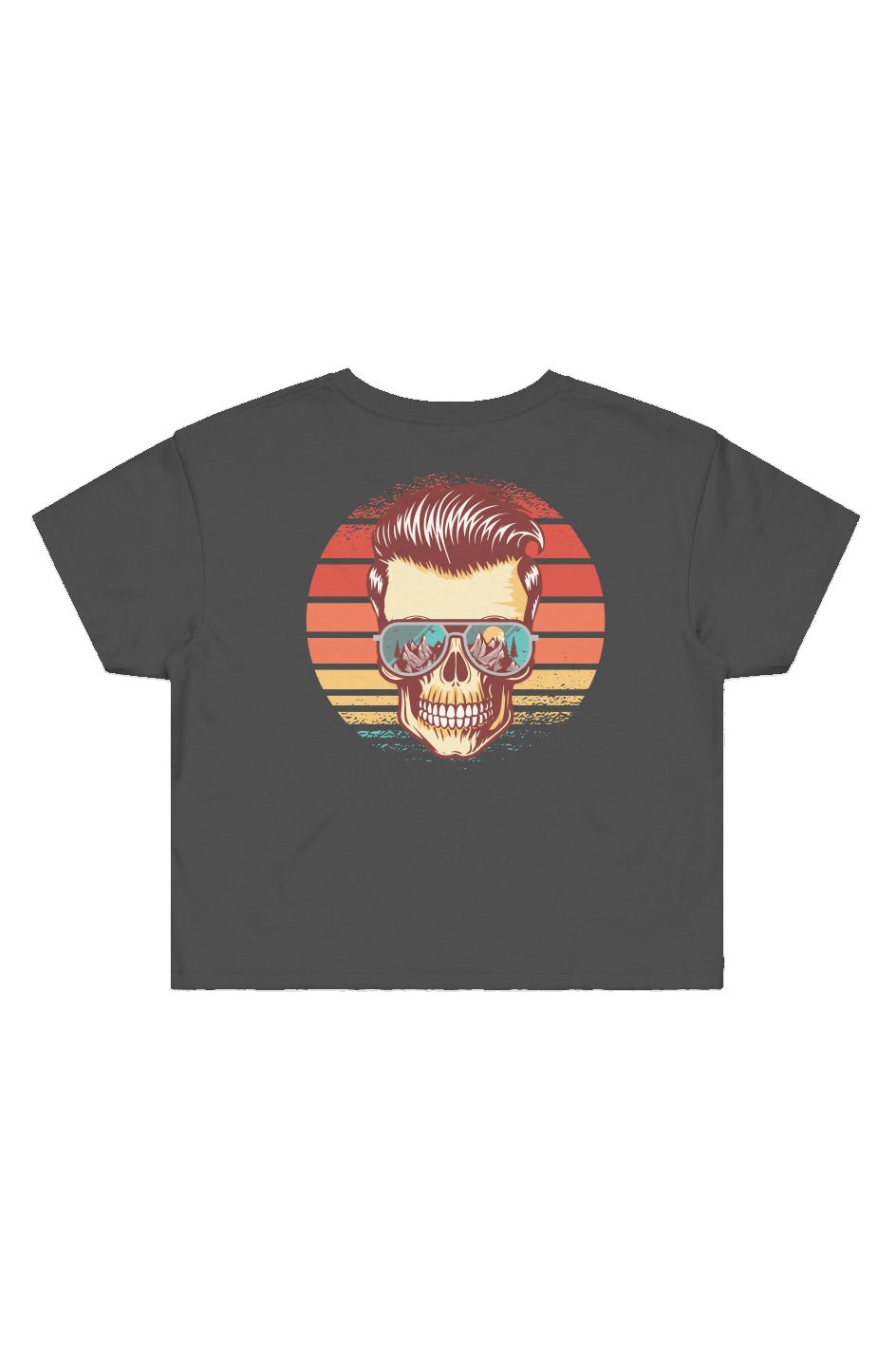 Sunstoked Skull Cropped Tee - Swash Peak
