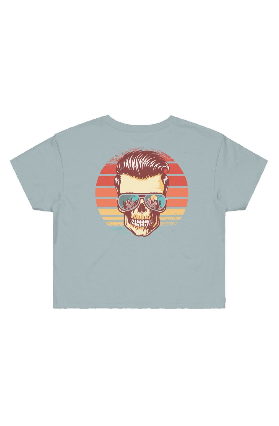 Sunstoked Skull Cropped Tee - Swash Peak