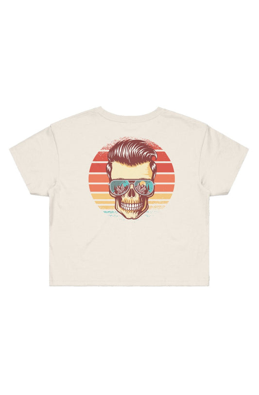 Sunstoked Skull Cropped Tee - Swash Peak