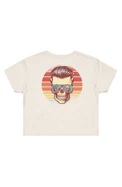 Sunstoked Skull Cropped Tee - Swash Peak