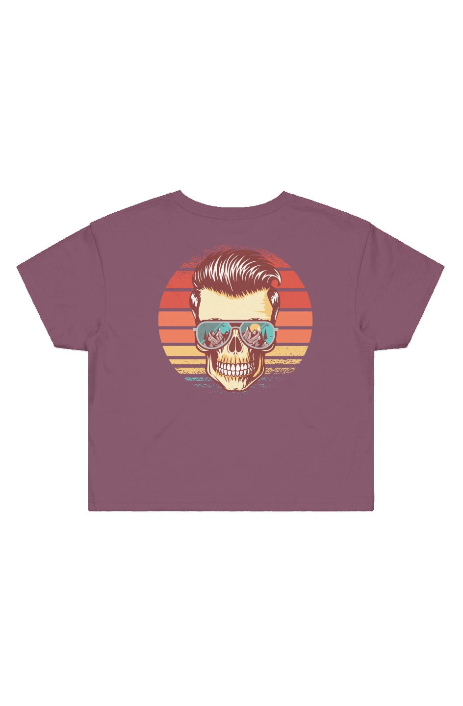 Sunstoked Skull Cropped Tee - Swash Peak