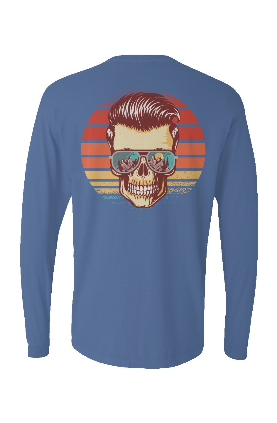 Sunstoked Skull Long Sleeve Unisex Tee - Swash Peak