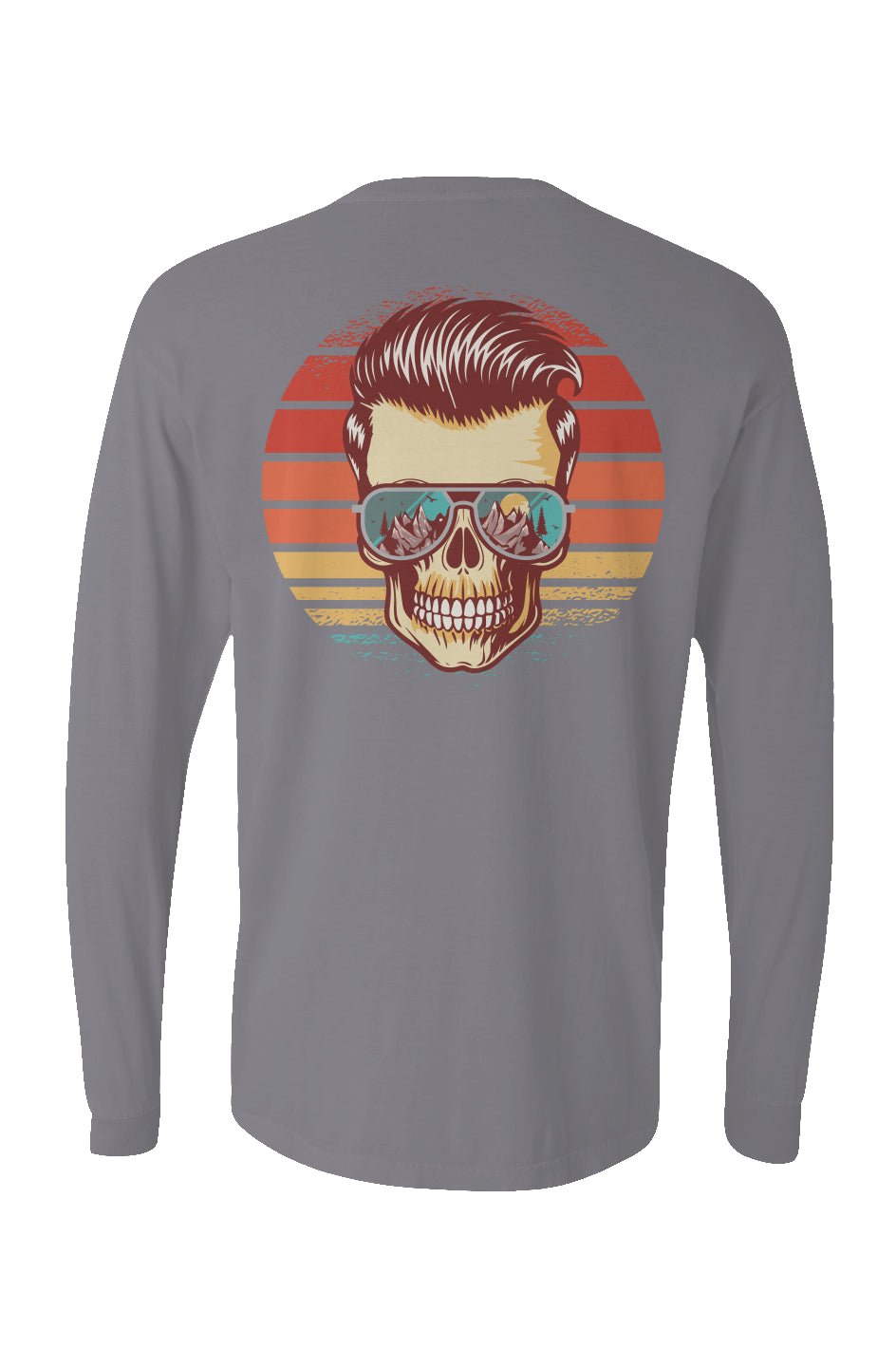 Sunstoked Skull Long Sleeve Unisex Tee - Swash Peak