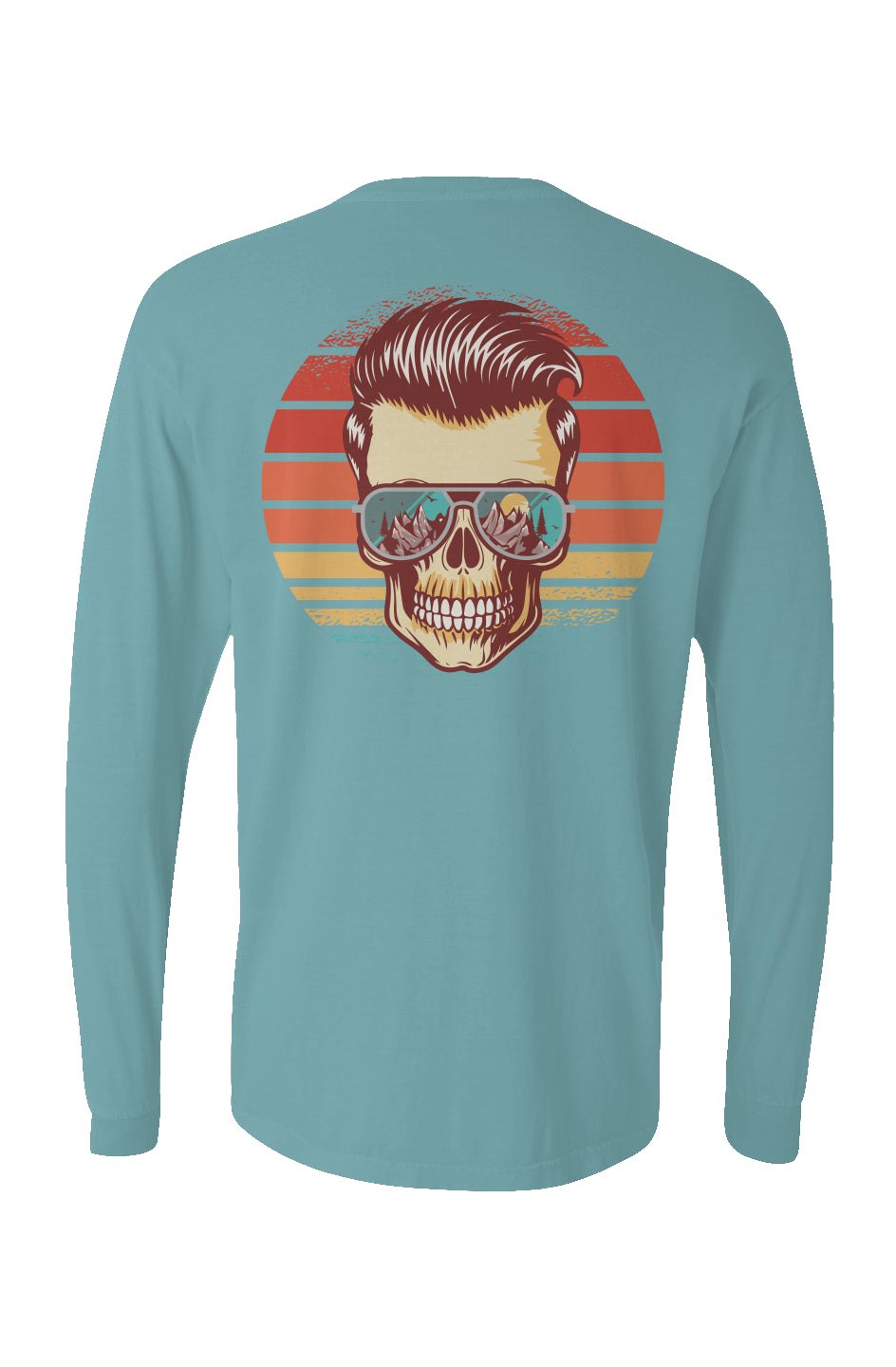 Sunstoked Skull Long Sleeve Unisex Tee - Swash Peak