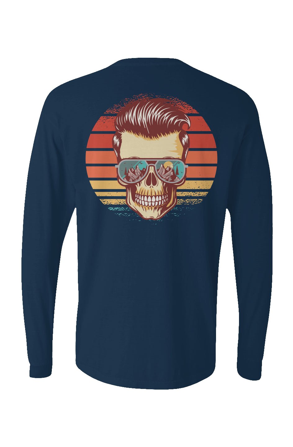 Sunstoked Skull Long Sleeve Unisex Tee - Swash Peak